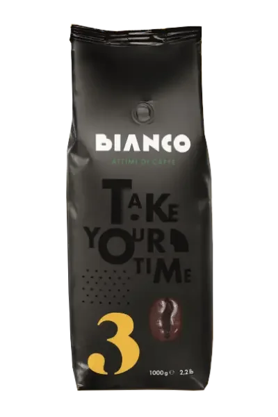 Bianco N.3 - 50% Arabica, 50% Robusta sa notama Intenzivno, Orah, Tamna Čokolada